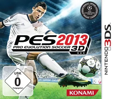 Pro Evolution Soccer 2013 3D (Usa) box cover front